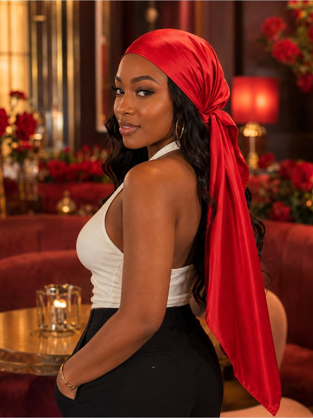 She Solid Baddie Scarf